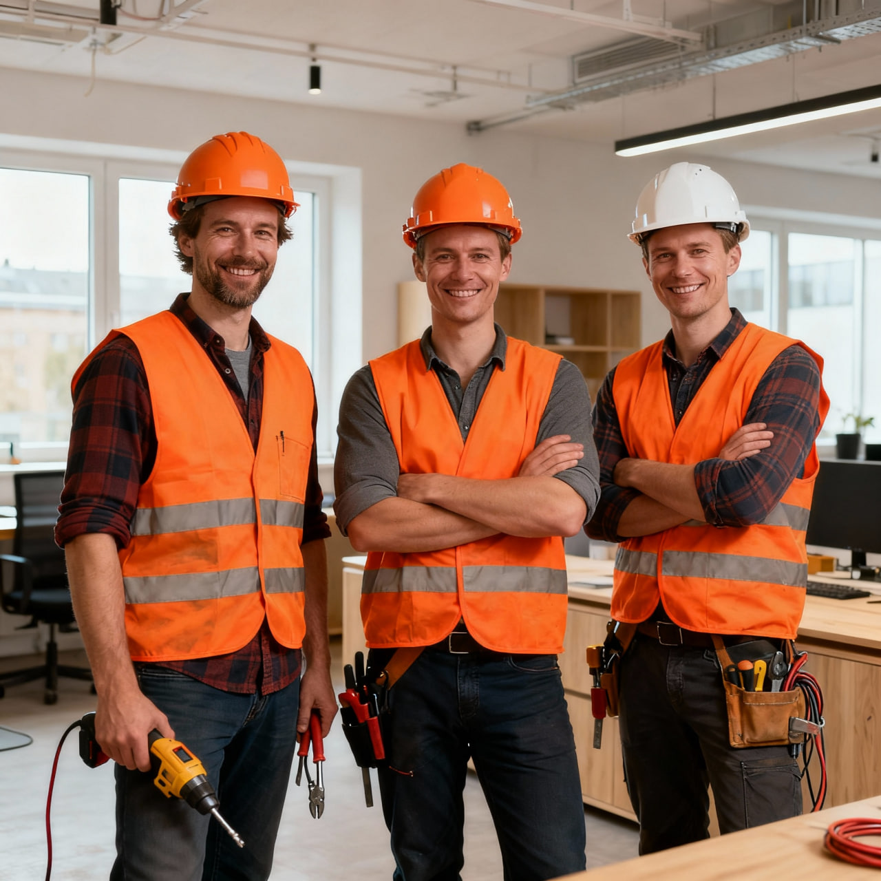 Profesjonelt elektriker team i Oslo